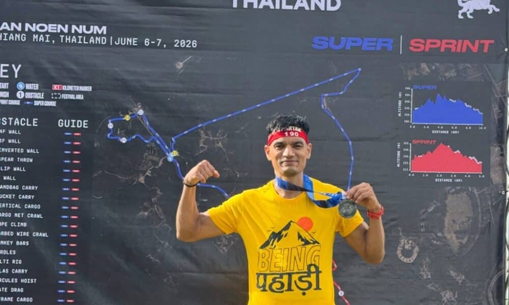 ซานเจย์ เนกี จากอินเดีย คว้าอันดับ 1 ในการแข่งขันสปาร์ตัน เรซ เชียงใหม่