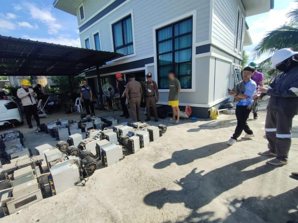 ปฏิบัติการขุดบิตคอยน์ใต้ดินถูกทลายในภาคเหนือของประเทศไทย