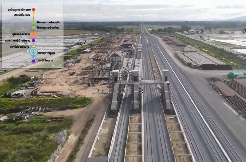 อัปเดตล่าสุด! สถานีรถไฟเชียงรายคืบหน้าเกือบ 67% เตรียมเปิดใช้ปี 2571