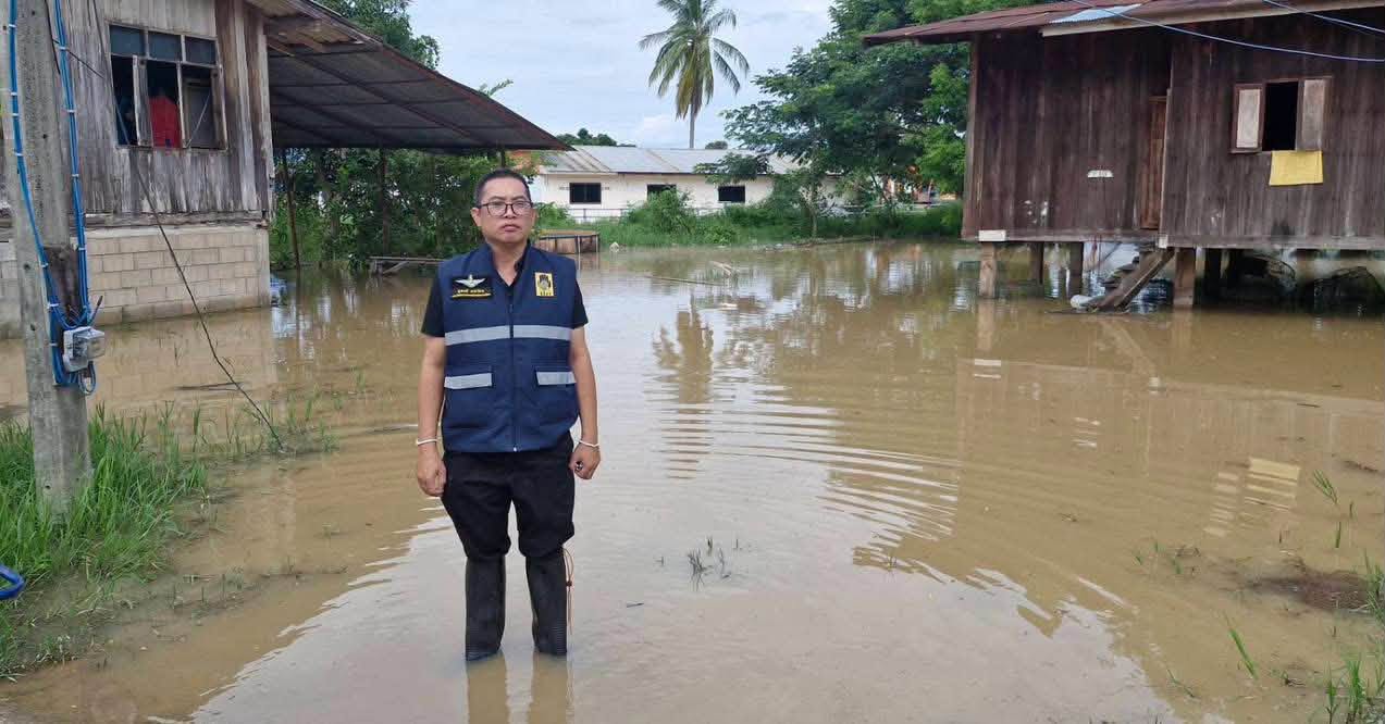 น้ำท่วมเชียงราย: ระดับน้ำลดลงแล้วหลังจากบ้านเรือน 20 หลังในตำบลเม็งรายได้รับผลกระทบ