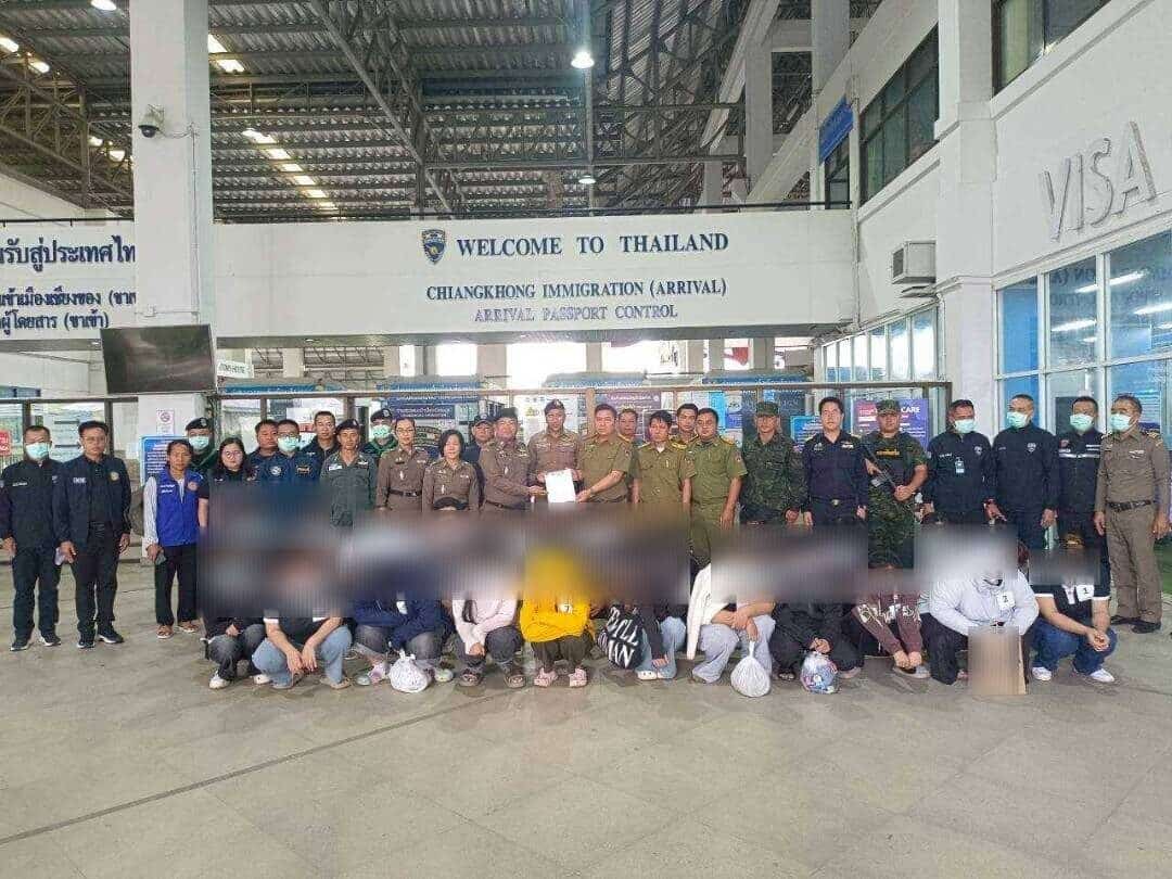 ทางการลาวได้เนรเทศชาวไทย 22 คนกลับไปยังเชียงรายแล้ว หลังจากถูกจับกุมในข้อหาที่เกี่ยวข้องกับศูนย์รับโทรศัพท์หลอกลวง