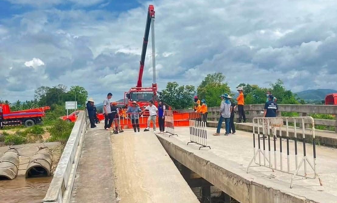 วิกฤตสะพานถล่ม! สะพานเบลีย์ชั่วคราวช่วยฟื้นฟูเส้นทางคมนาคมสำคัญในแม่สวาย จังหวัดเชียงราย