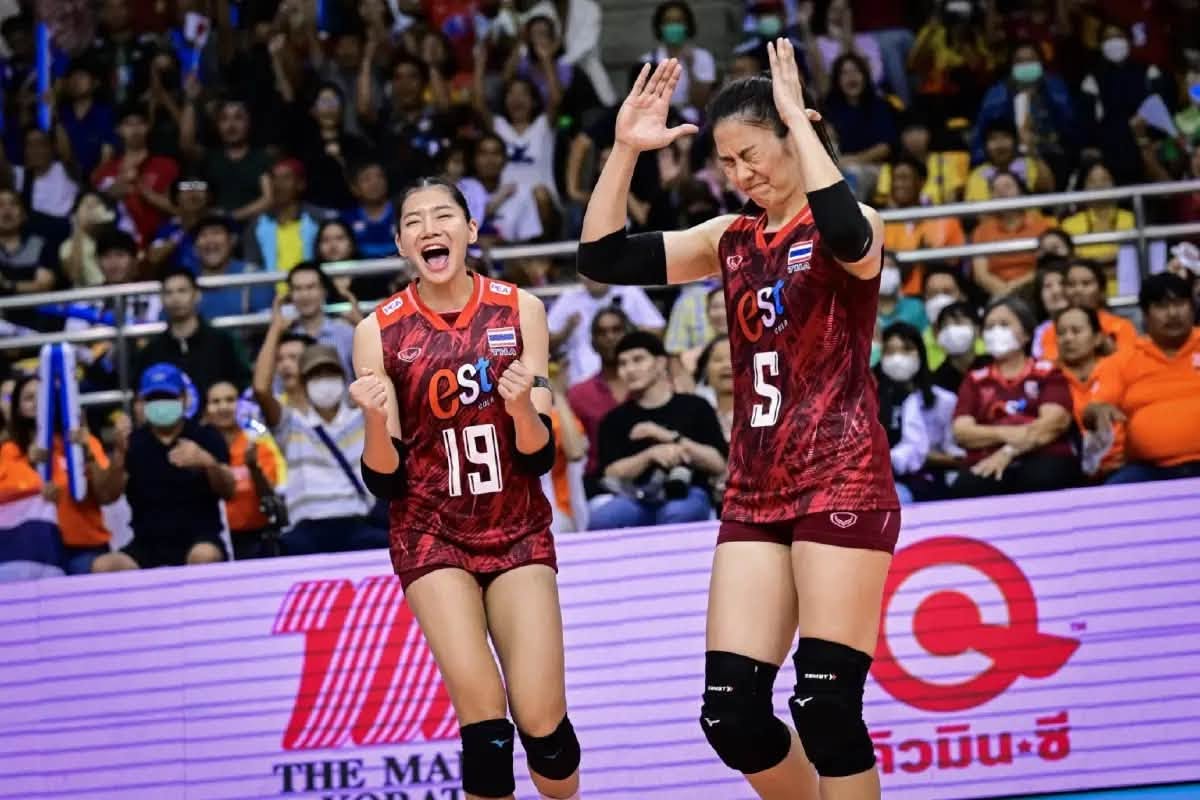 ประวัติศาสตร์วงการกีฬา! วอลเลย์บอลหญิงไทย โค่นจีน คว้าแชมป์เอเชีย พร้อมตั๋วโอลิมปิก 2028