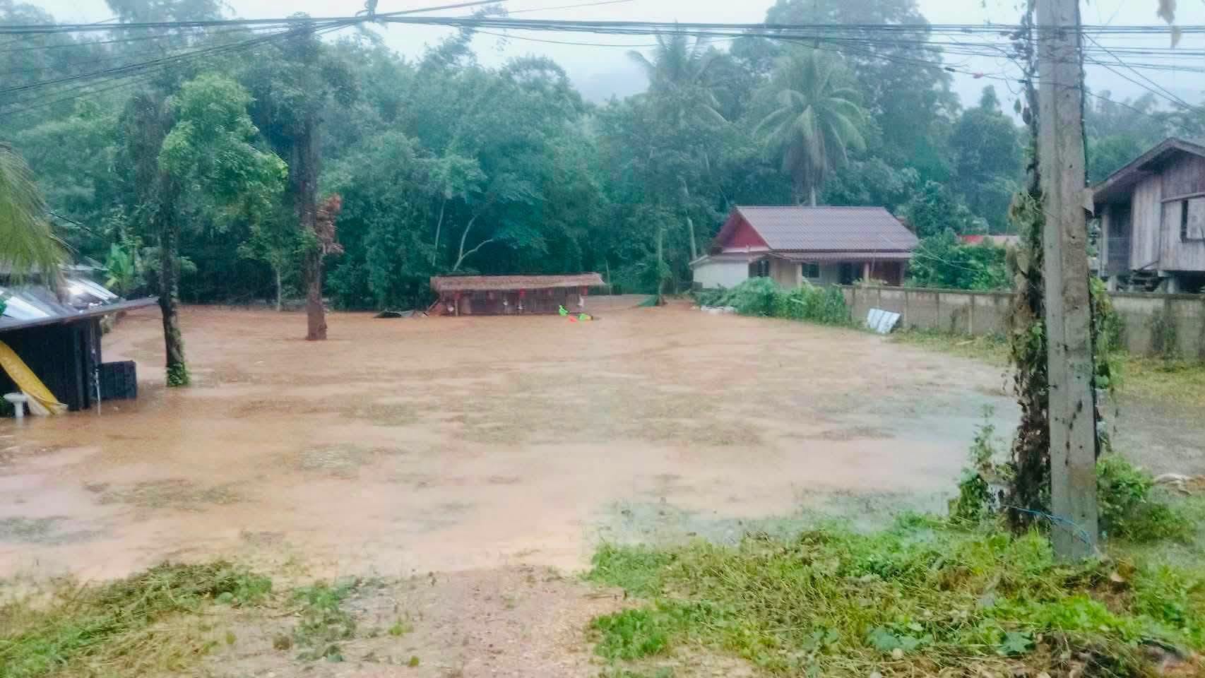 คำเตือน! เชียงรายมีน้ำท่วมเนื่องจากฝนตกหนักในภาคเหนือของประเทศไทย