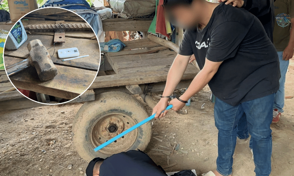 หลานชายถูกจับกุมหลังก่อเหตุฆ่าลุงอย่างโหดเหี้ยมด้วยค้อนปอนด์