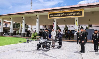 กองทัพบกไทยรับมอบโดรน DJI Flycart 100 เพื่อใช้ในการบรรเทาภัยพิบัติในจังหวัดเชียงราย