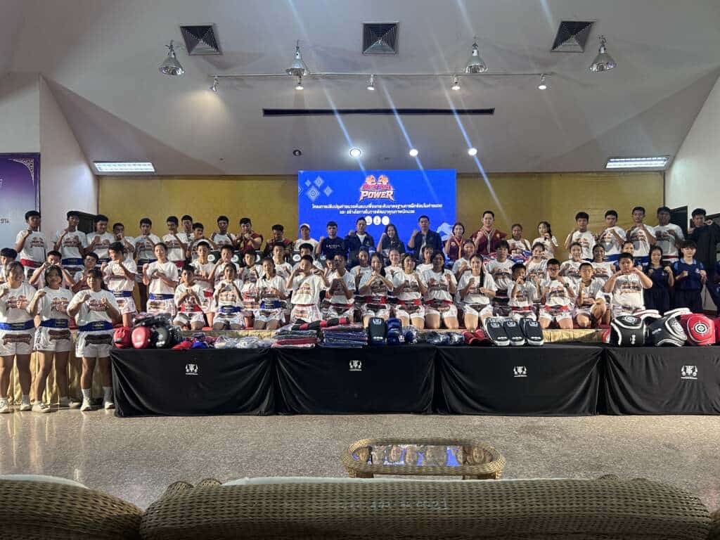 หน่วยงานด้านกีฬาให้การสนับสนุนการฝึกมวยไทยในโรงเรียนในจังหวัดเชียงราย