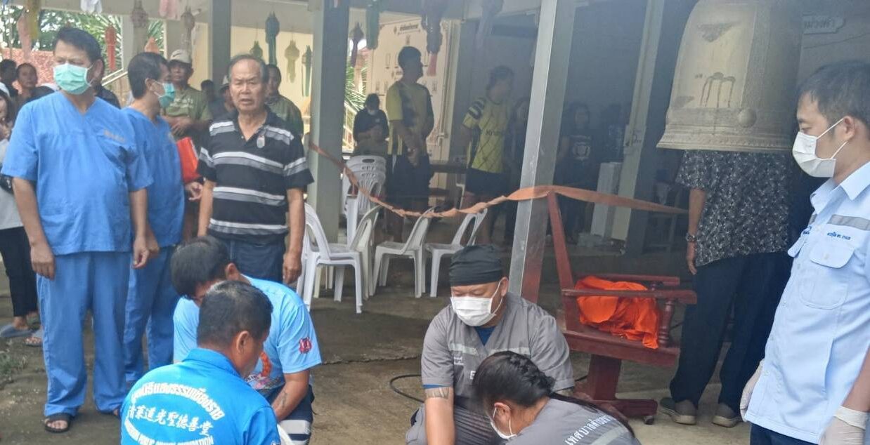 สลด! รักษาการเจ้าอาวาสเชียงรายถูกไฟดูดมรณภาพขณะล้างลานวัด