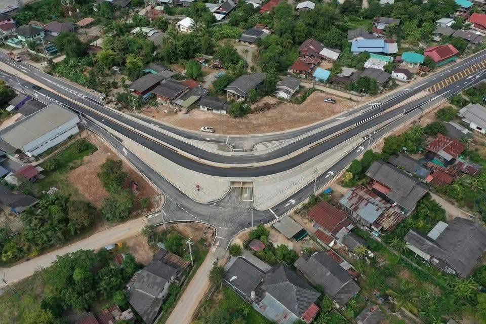 จังหวัดเชียงรายได้เปิดอุโมงค์ลอดใต้ถนนบนทางหลวงหมายเลข 1152 แล้ว