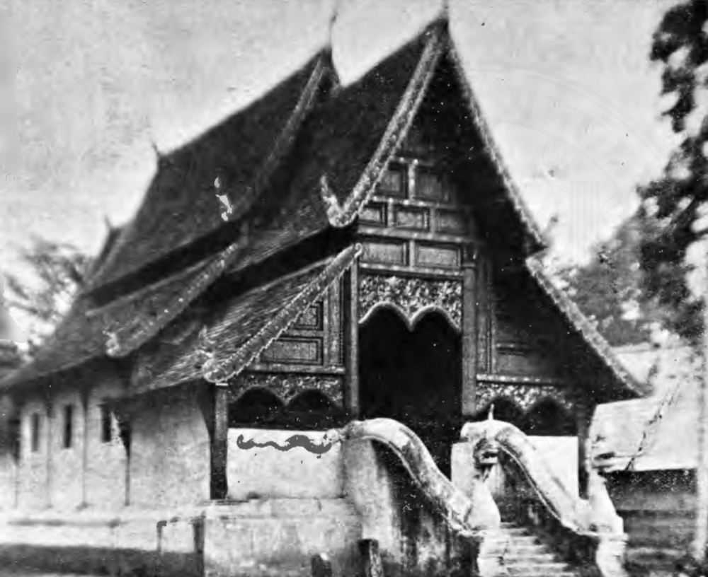 วัดพระแก้ว เชียงราย ภาพถ่ายราว พ.ศ. 2489