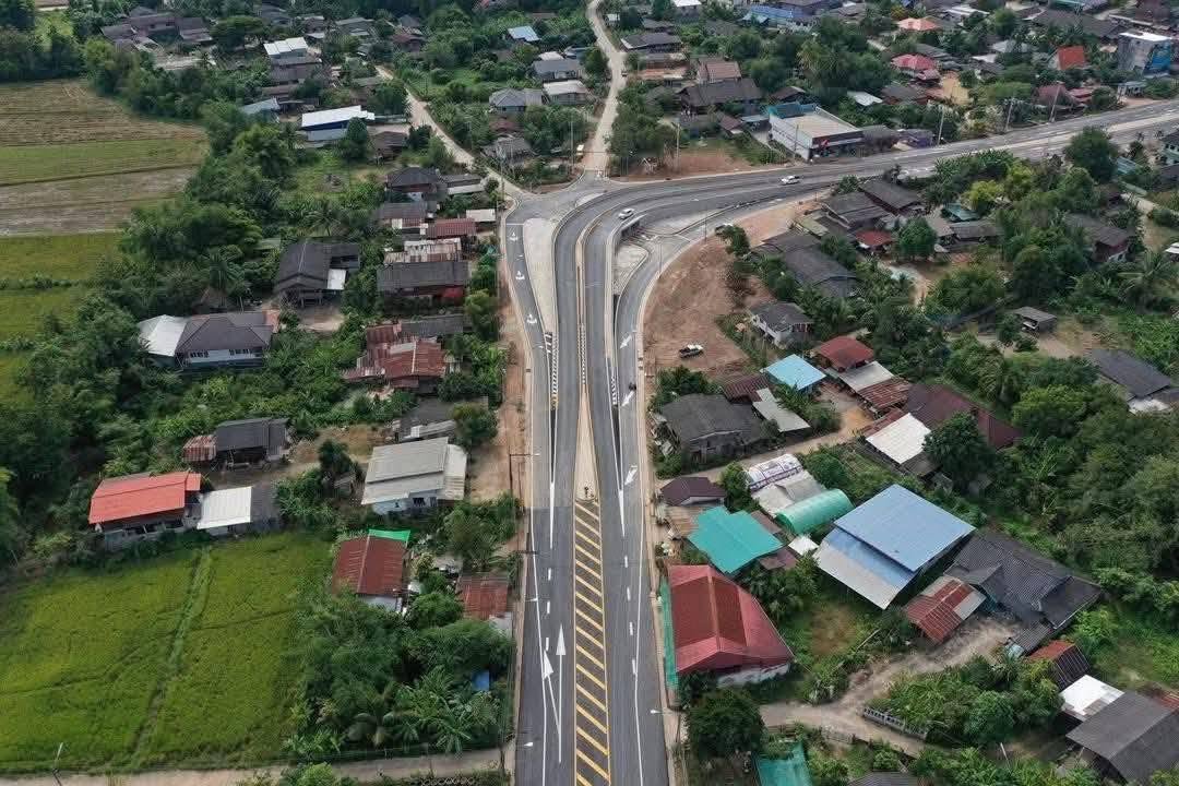 จังหวัดเชียงรายได้เปิดอุโมงค์ลอดใต้ถนนบนทางหลวงหมายเลข 1152 แล้ว