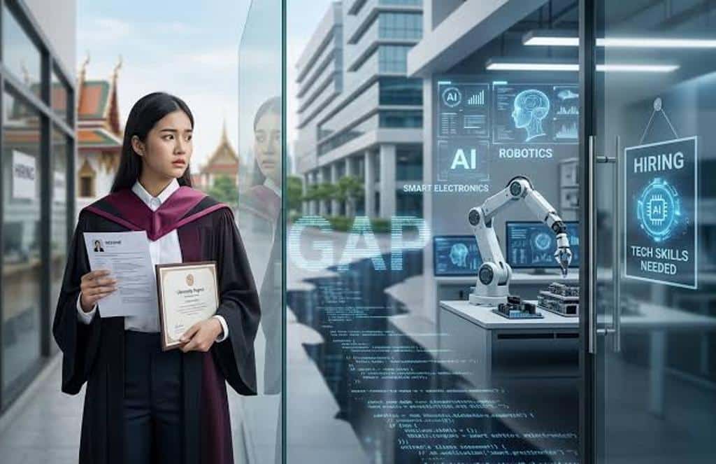 AI กับตลาดแรงงานไทย: 8.7 ล้านคนได้รับผลกระทบ งานแบบไหนเปลี่ยนก่อน?