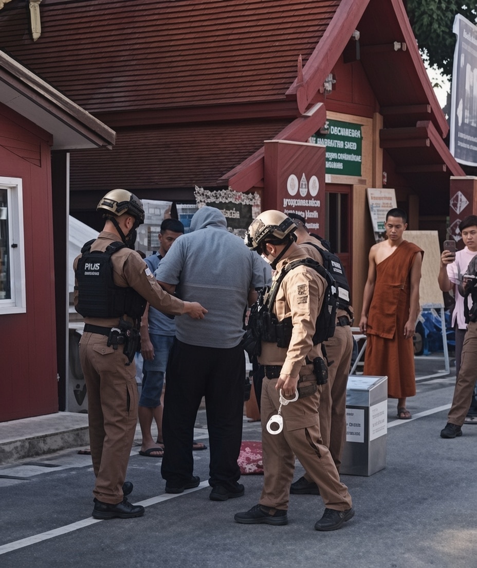 พระภิกษุผู้กล้าหาญหยุดยั้งโจรหน้าด้านที่วัดเชียงใหม่