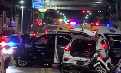 ระทึก! SUV พุ่งชนยับแยกโพธิสาร พัทยา บาดเจ็บ 7 ราย