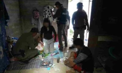 ตำรวจเชียงรายบุกค้นบ้านร้าง พบเยาวชนเสพยาเสพติด