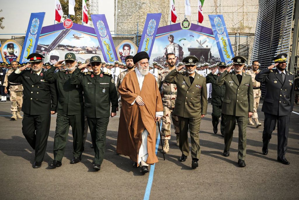 Irans Khamenei Hides Behind by Guards After Unrest Over Downed Plane