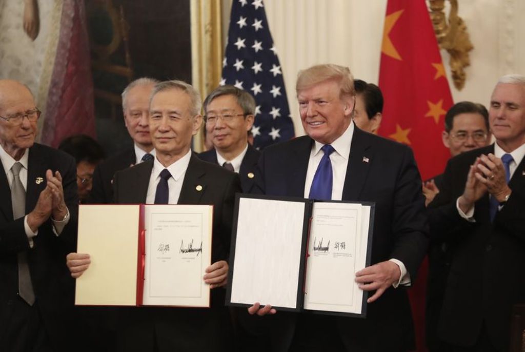 U.S. and China Sign Momentous Phase One Trade Deal