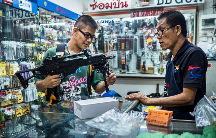 illegal guns thailand