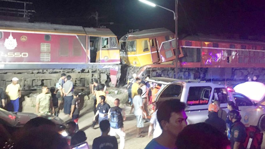 train crash thailand
