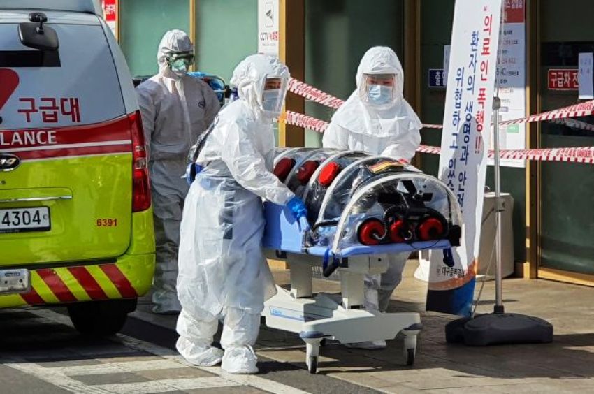 South Korea reports first coronavirus death
