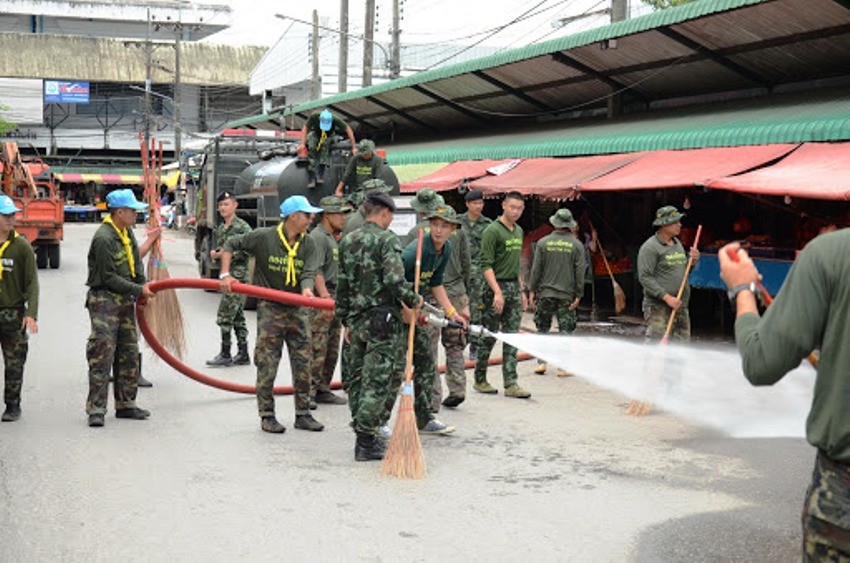 Army to disinfect Bangkok roads nightly