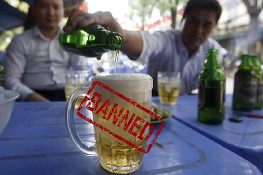 Alcohol sales banned in entire country