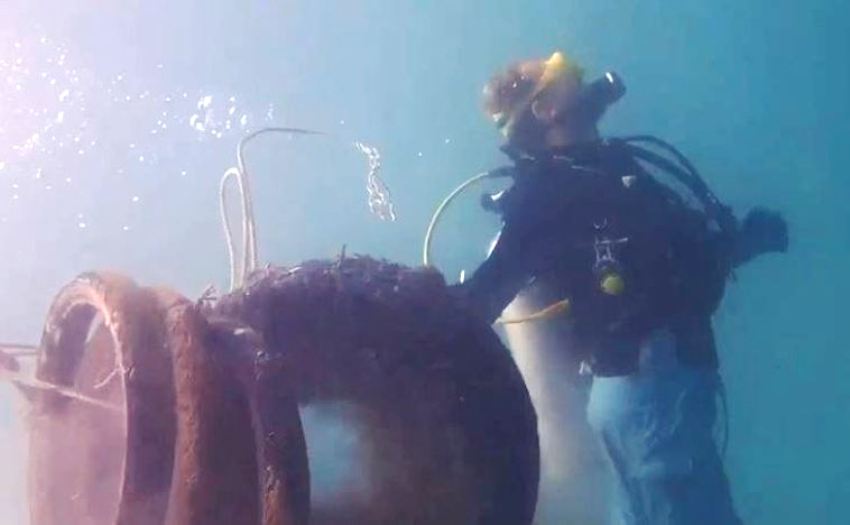 Ocean Waste Collected at Phi Phi Island