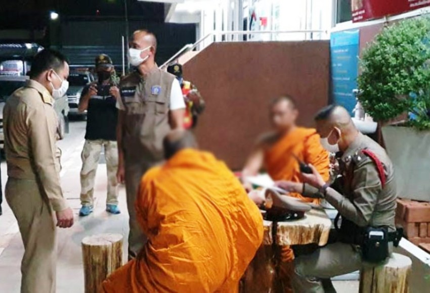 monks arrested Northeastern Thailand