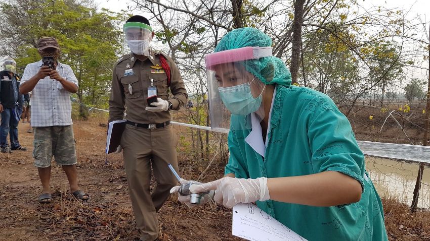 60 Year-old Burmese Man Sets Himself of Fire near a pond