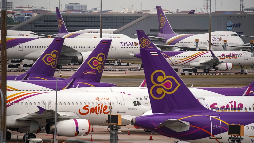 Thai Airways International Flights Grounded, Bankruptcy Looming