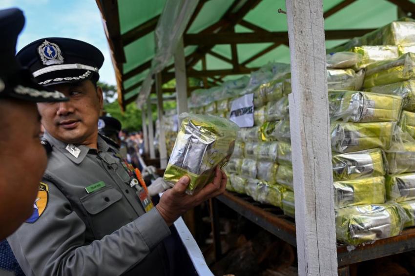 methamphetamine, Myanmar Synthetic drugs seized