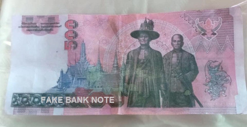 Merchants in Northern Thailand Warn Over Counterfeit Bank Notes 1