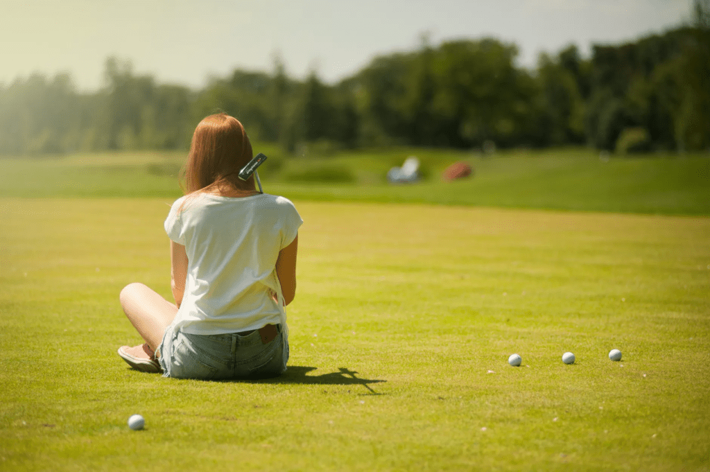 playing golf guide on golf courses