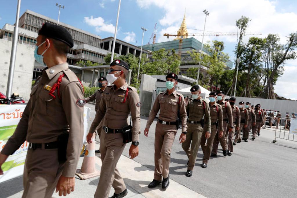 Bangkok, Police, student Rally