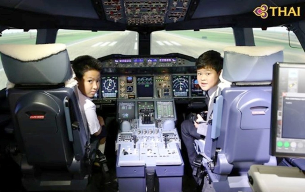 Thai Airways flight simulator, Thailand