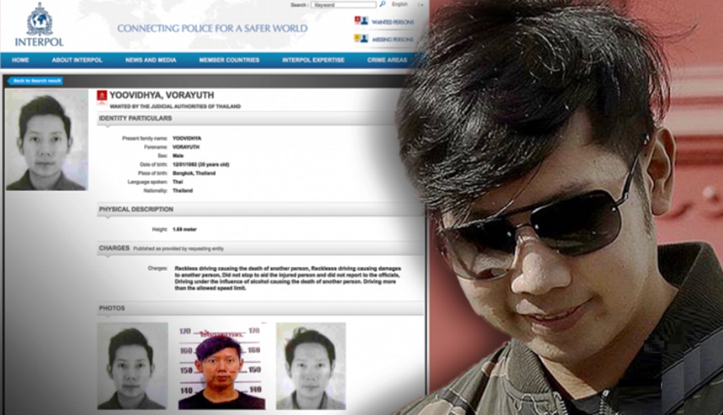 Interpol Red Notice Issued For Red Bull Heir Vorayuth &Quot;Boss&Quot; Yoovidhya 156 Interpol Red Notice Issued for Red Bull Heir Vorayuth "Boss" Yoovidhya
