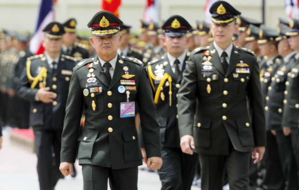 Thailand, Anti-government, Protesters, Army, Bangkok, Thailand