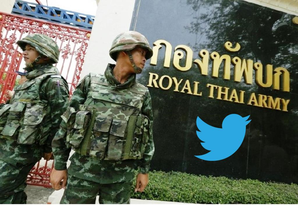 Twitter Bans Hundreds of Propaganda Accounts Linked to Thai Army group