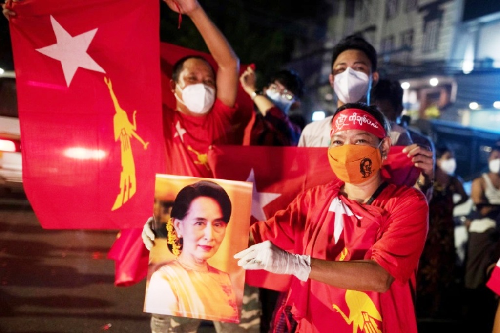 Election, Myanmar's Aung San Suu Kyi's Ruling Party Claims Election Victory