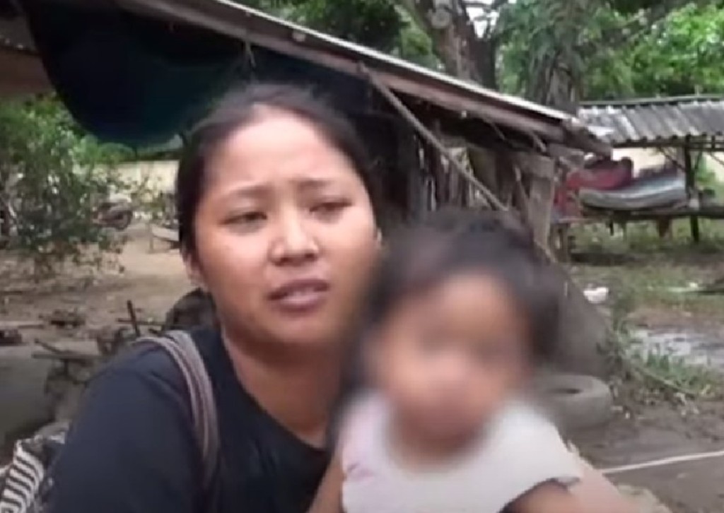 Thailand, Prachinburi, Family Left Penniless by Flash Floods Begs for Help