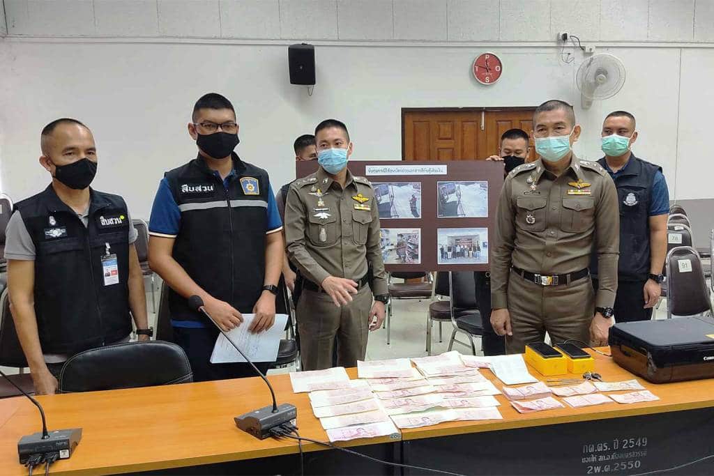 Baht, Couple Arrested for Depositing Photocopied Money into ATM Machines