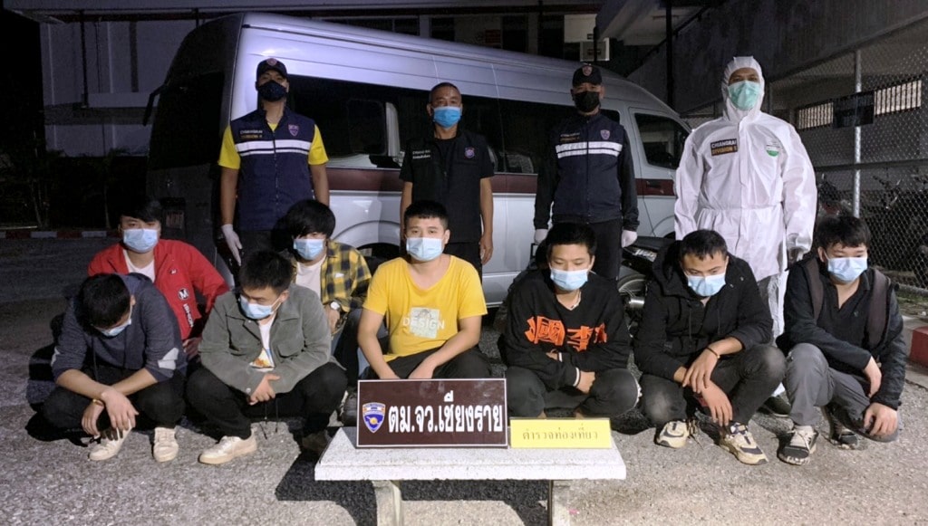 Three Thai Men Arrested for Smuggling Chinese Nationals into Chiang Rai