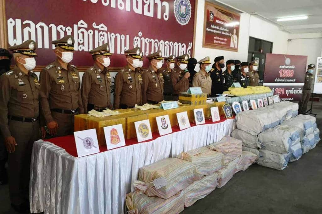 Police Conduct Two Major Drug Seizures in Northern Thailand