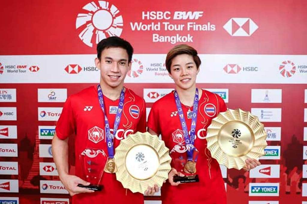 HSBC BWF World Tour Finals,Thailand's Dechapol and Sapsiree Make Badminton History