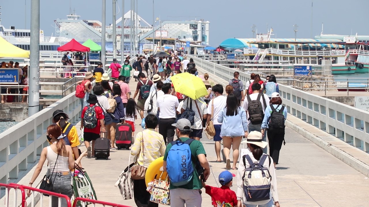 Thailand, Island, Tourists, Holdidaymarkers, eastern seaboard