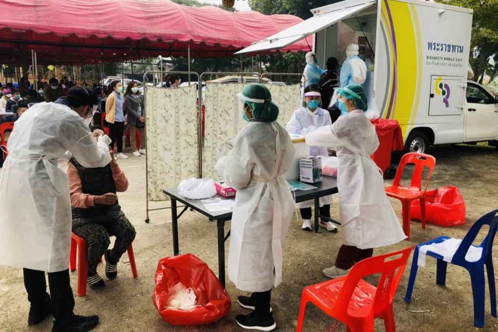 Thai Health Department Reports Record 13,002 Covid-19 Cases