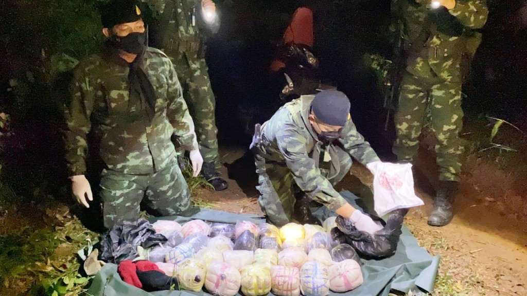 Raw Opium and Heroin Sized By Task Force in Northern Thailand