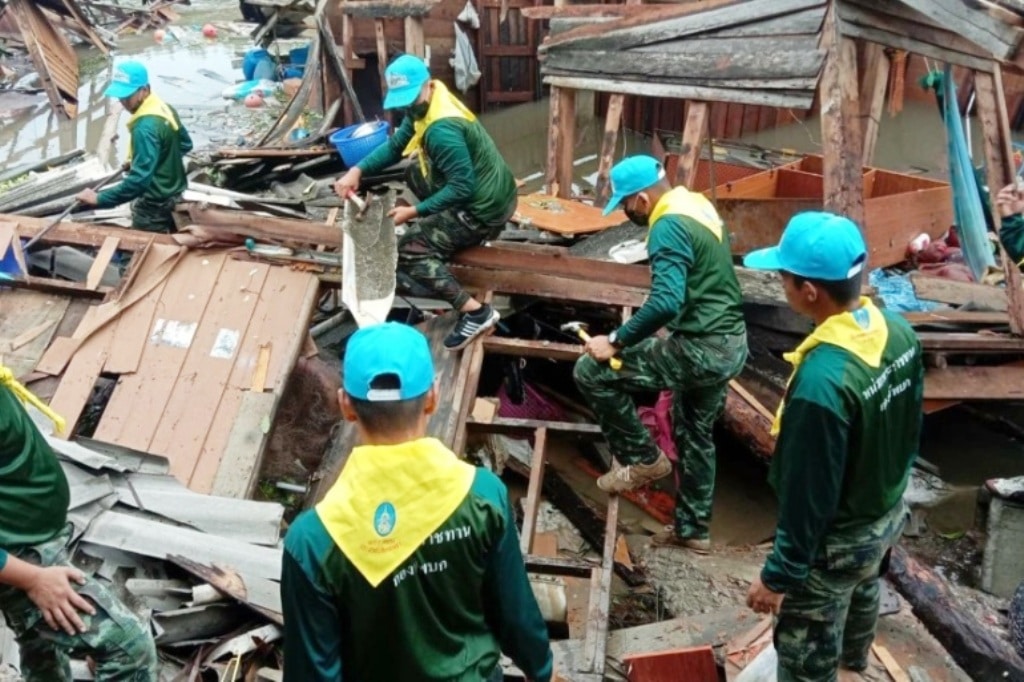 Summer Storms Damage 2900 Homes in Northern Thailand