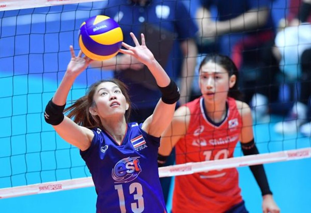 Thailand Women's National Volleyball Team Loses to South Korea 3-1