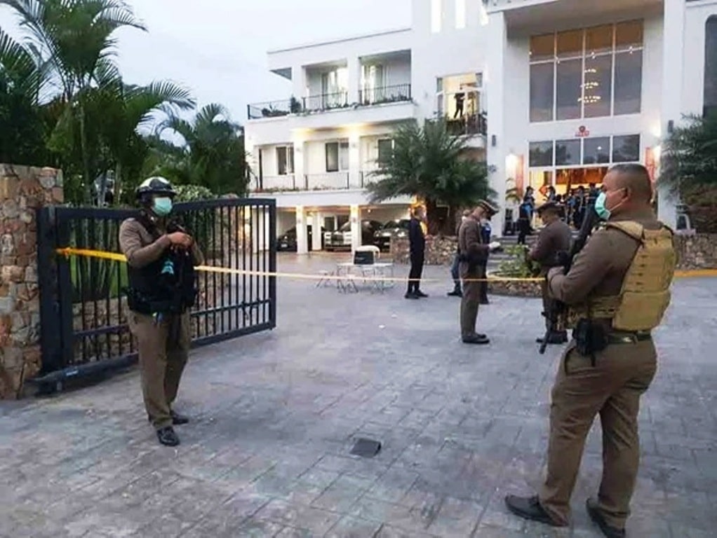 Chinese Man Opens Fire with Machine Gun on Pattaya Police Officers